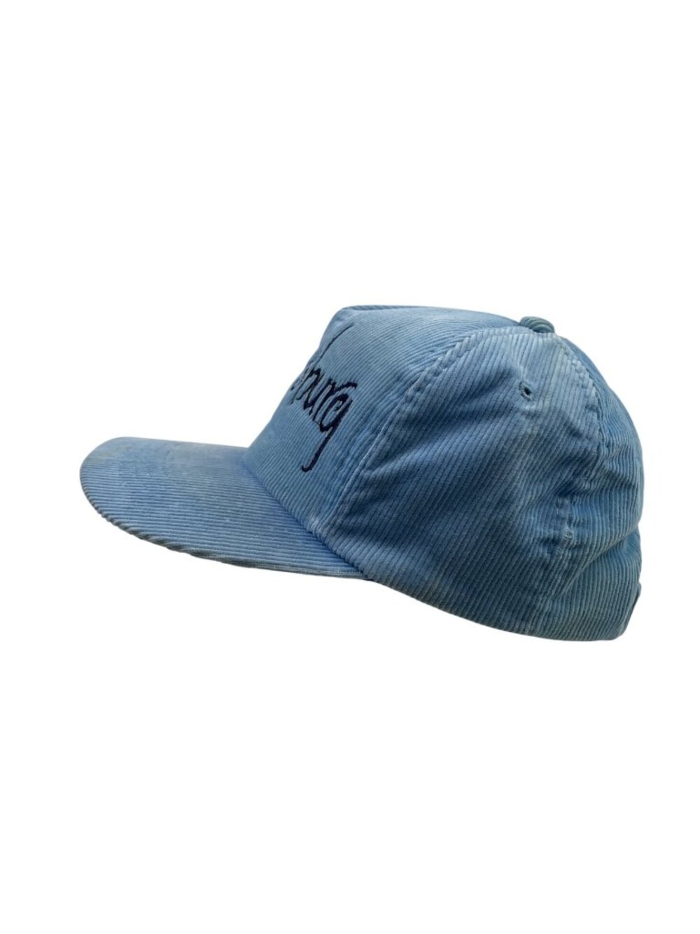 Vintage Gettysburg Light Blue Snapback Hat Corduroy Cap Hat Sam Jung - Picture 3 of 10